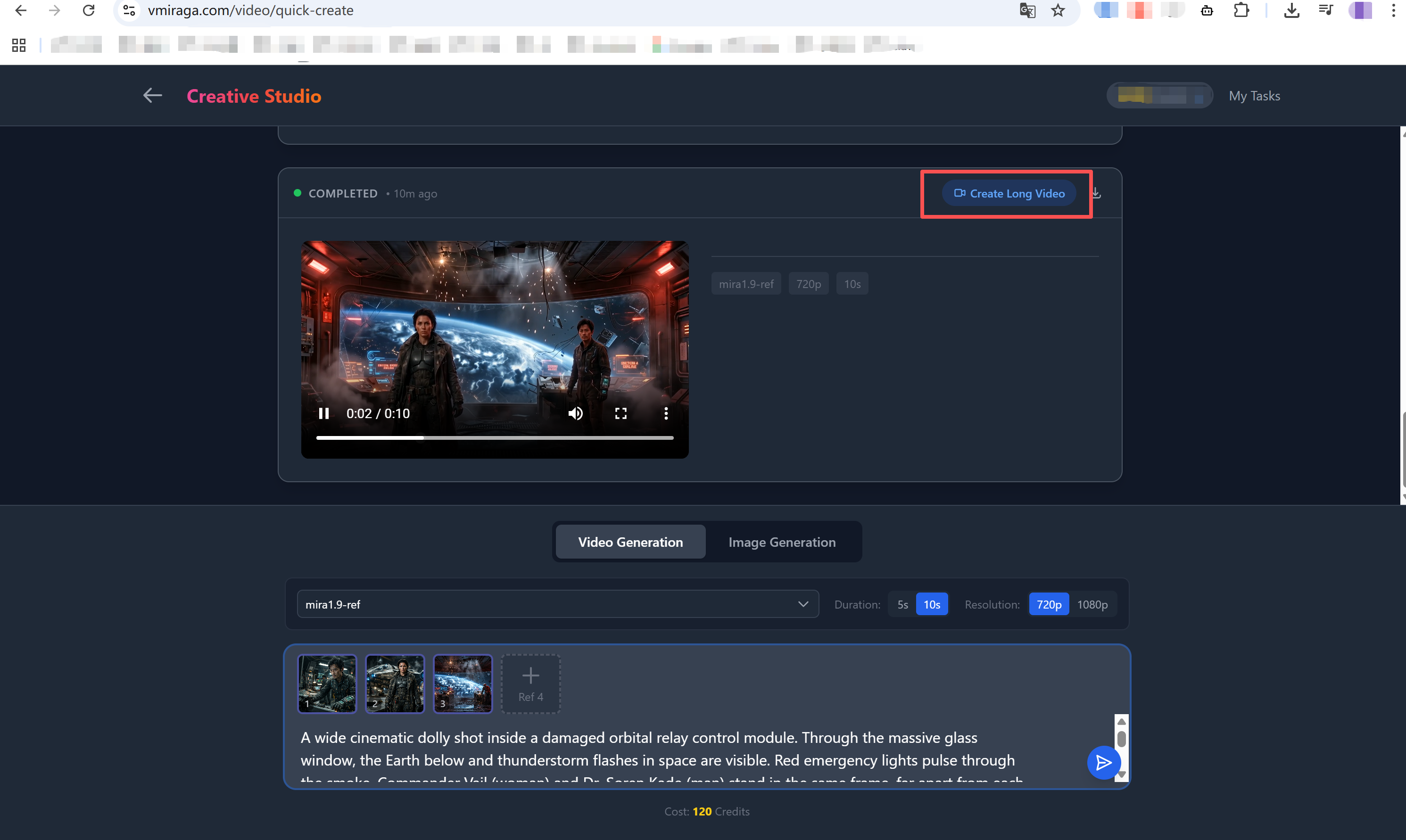 Long video entry point